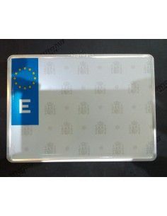 PLACA DE MATRICULA METALICA...