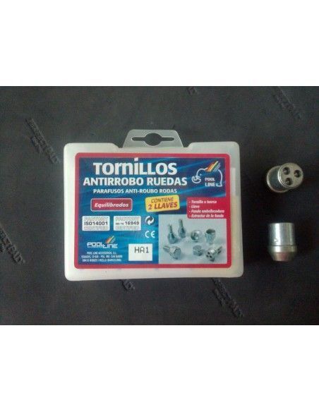 TUERCAS ANTIRROBO DE RUEDAS HA1 PARA DAIHATSHU/HYUNDAI/KIA/LEXUS/MAZDA/MITSUBISHI/SMART/SSANGYOUG/SUBARU/TOYOTA