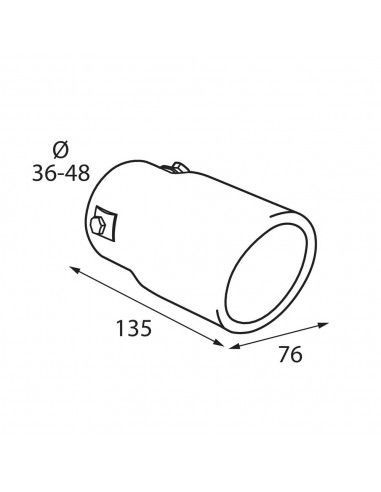 COLA DE ESCAPE LAMPA TS-15