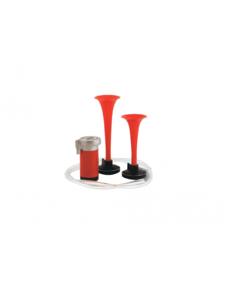 BOCINAS CON COMPRESOR DE AIRE 12V 2 TROMPETAS