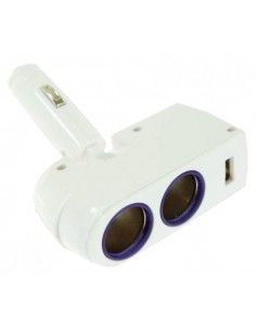 TOMA ENCENDEDOR DOBLE + USB...