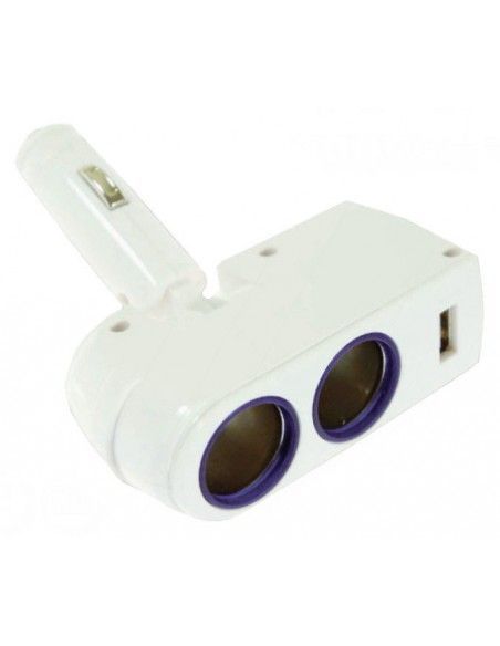 TOMA ENCENDEDOR DOBLE + USB BOTTARI