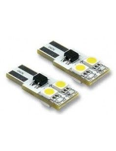 2 LAMPARAS T10 4 LED CANBUS...