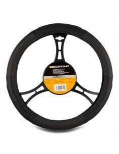 FUNDA VOLANTE PIEL NEGRA 38 CM