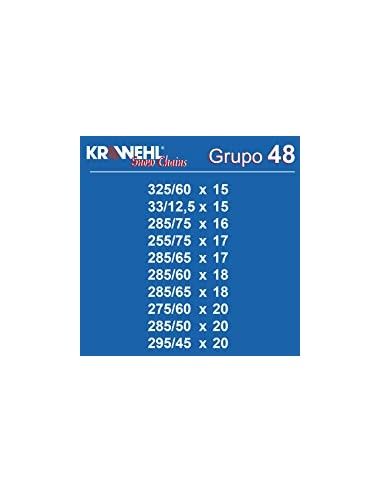 CADENAS DE NIEVE 4 X 4 KRAWEHL GRUPO 48