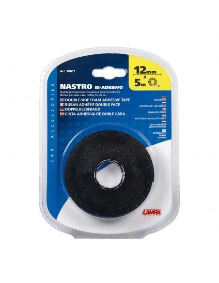 CINTA ADHESIVA DOBLE CARA 5MT X 12MM
