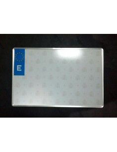 PLACA DE MATRICULA METALICA...