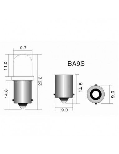 LAMPARA CONTROL BA9S 12V 4W