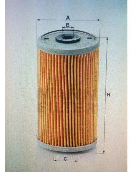 FILTRO DE ACEITE MERCEDES 190/G/E W123