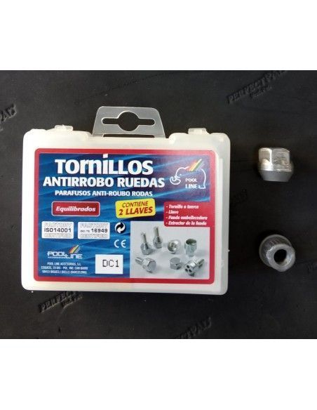 TUERCAS ANTIRROBO DE RUEDAS DC1 PARA DAIHATSHU/MITSUBISHI
