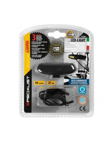 LUZ FRONTAL DE BICICLETA RECARGABLE...