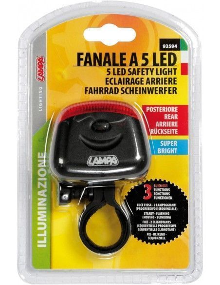 LUZ TRASERA DE BICICLETA LAMPA
