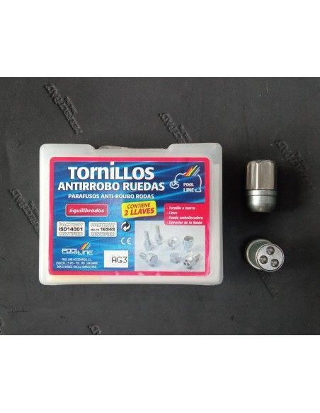 TUERCAS ANTIRROBO DE RUEDAS AG3 PARA LAND ROVER FREELANDER ALUMINIO