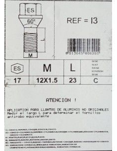 TORNILLOS ANTIRROBO DE... 2