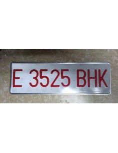 PLACA DE MATRICULA METALICA...