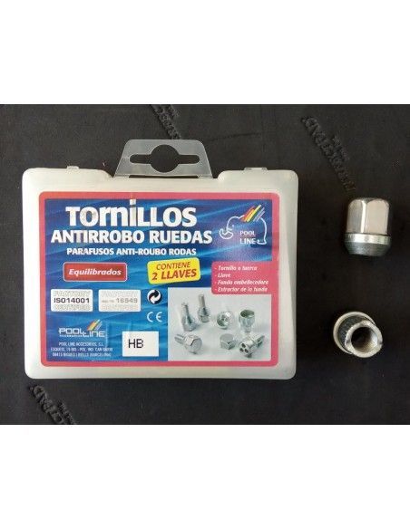 TUERCAS ANTIRROBO DE RUEDAS HB PARA FORD/LAND ROVER/SSANYOUNG