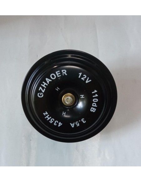 BOCINA DE PLATO 12V 95 MM 450HZ KRAWHEL