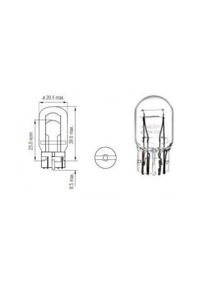 LAMPARA WEDGE T20 12V 21W