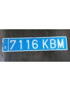 PLACA DE MATRICULA ACRILICA...