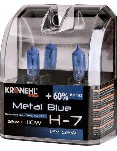 LAMPARA H7 METAL BLUE 2...