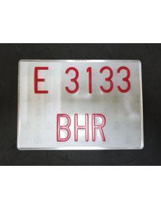 PLACA DE MATRICULA METALICA...