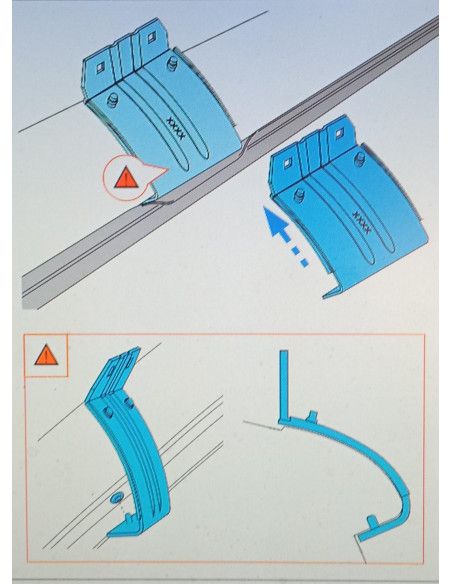 KIT DE BARRAS CRUZ NISSAN QUASHQAI 07-14 SIN RAILING