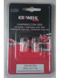 LAMPARA 12V T10 LED BLANCO...