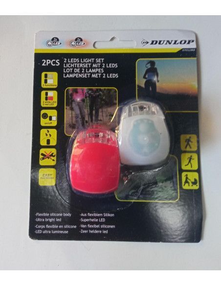 LUCES DELANTERA/TRASERA RUNNING DUNLOP