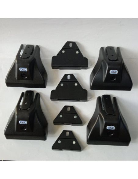 KIT DE BARRAS CRUZ FIAT DOBLO 10-22/OPEL COMBO 12-18 PARA 2 BARRAS
