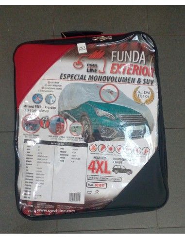 FUNDA CUBRE COCHE IMPERMEABLE TALLA 4XL