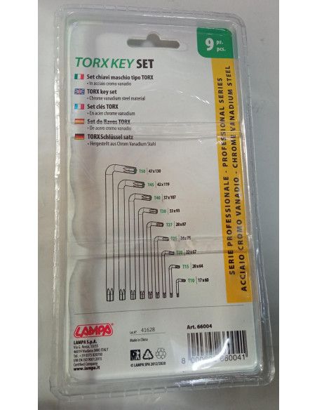 LLAVES TORX 9 PIEZAS