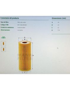 FILTRO ACEITE MERCEDES... 2