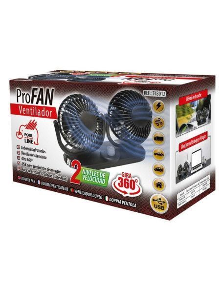 VENTILADOR DOBLE CONECTOR USB