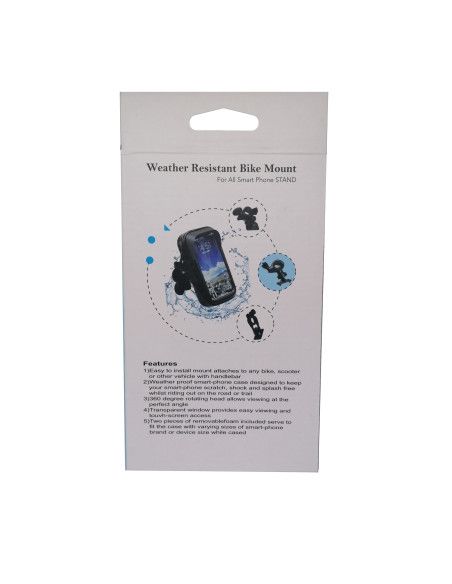 SOPORTE DE TELEFONO CON VISERA PARA MANILLAR XL KUM