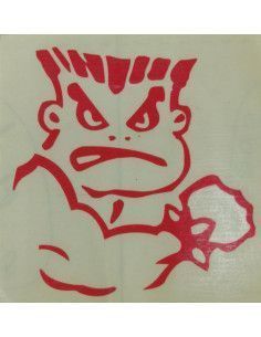 ADHESIVO BOY ROJO 8 X 8 CM