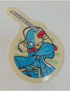 ADHESIVO BEBE SAMURAI 9 X 6 CM