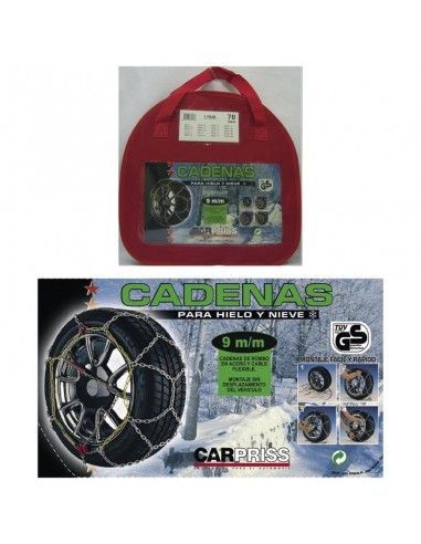 CADENAS DE NIEVE 4 X 4 CARPRISS GRUPO...