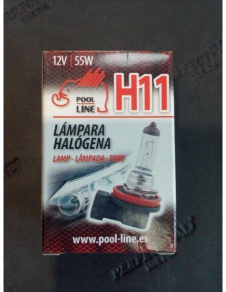 LAMPARA H11 12V 55W POOL LINE
