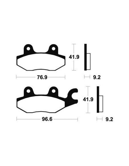 PASTILLAS DE FRENOS HONDA/KEEWAY/KYMCO/ITALJET