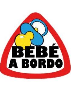 ADHESIVO BEBE A BORDO 7,5 x...