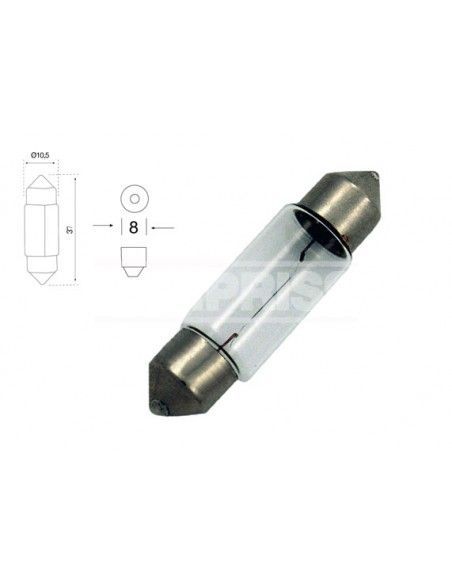 LAMPARA C10W36 12V 10W