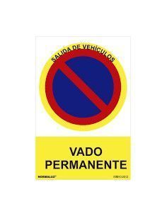 SEÑAL VADO PERMANENTE 30 X...