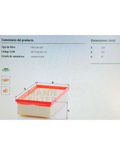 FILTRO DE AIRE RENAULT... 2
