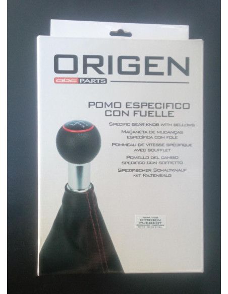 POMO DE CAMBIO CON FUNDA DE PALANCA BERLINGO/PARTNER 14-16