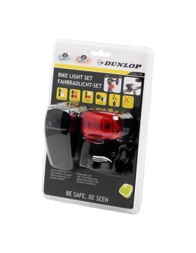 LUCES DELANTERA Y TRASERA BICI DUNLOP