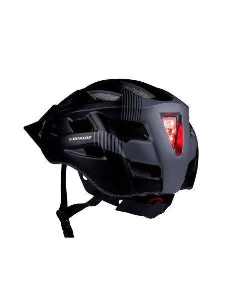 CASCO DE BICICLETA CON LUZ TRASERA DUNLOP