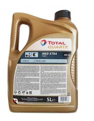 ACEITE TOTAL 0W20 INEOXTRA FIRST 5L