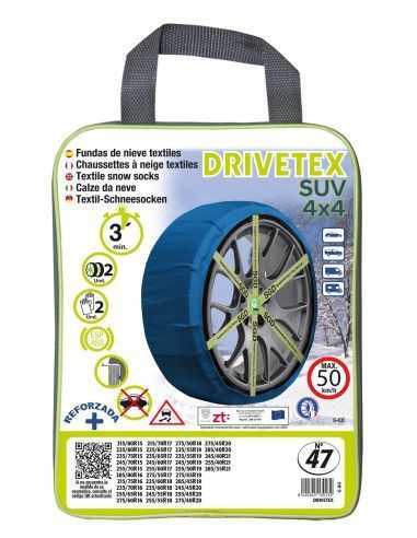 CADENAS DE NIEVE TEXTILES 4X4  GRIP...