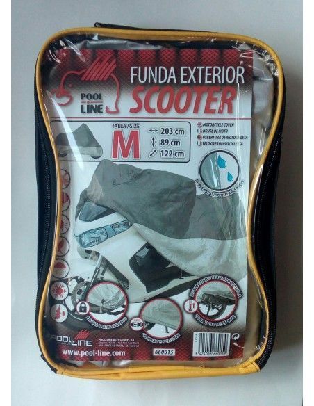 FUNDA CUBRE SCOOTER POOL LINE TALLA M