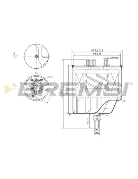 FILTRO COMBUSTIBLE CITROEN/FIAT SCUDO/MITSUBISHI ASX/PEUGEOT/TOYOTA PROACE